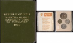 UNC Set of Mahatma Gandhi Centenary of Bombay Mint of 1969.