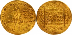 Gold One Ducat Coin of Netheralands of 1802.