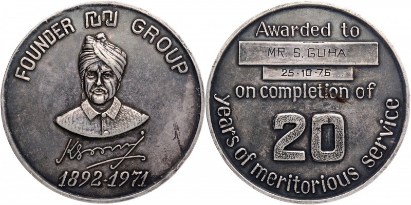 Others
Medallion, Pandit Kanahaya Lal Punj, Silver Medallion, awarded to Mr. S....
