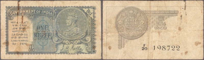 British INDIA Notes
K. G. V.
1 Rupee
British India, 1935, King George V, 1 Ru...
