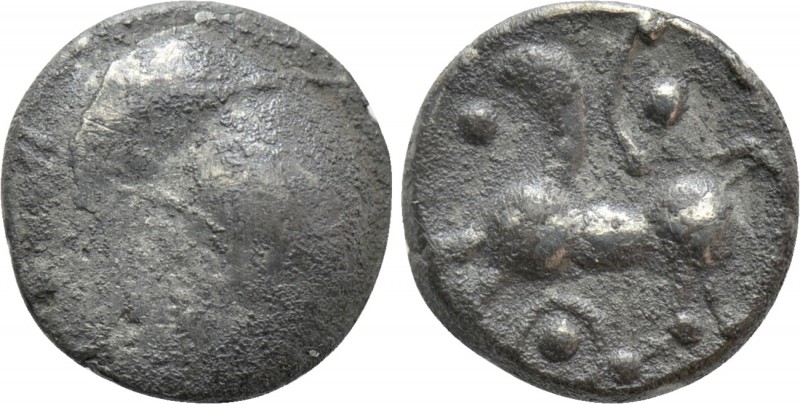 CENTRAL EUROPE. Boii. Obol (2nd century BC). "Roseldorf II" type. 

Obv: Plain...