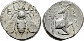 IONIA. Ephesos. Tetradrachm (Circa 394-295  BC). Ileos, magistrate.