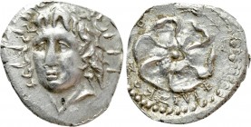CARIA. Rhodes. Drachm (Circa 88/42 BC-AD 14). Philiskos, magistrate.