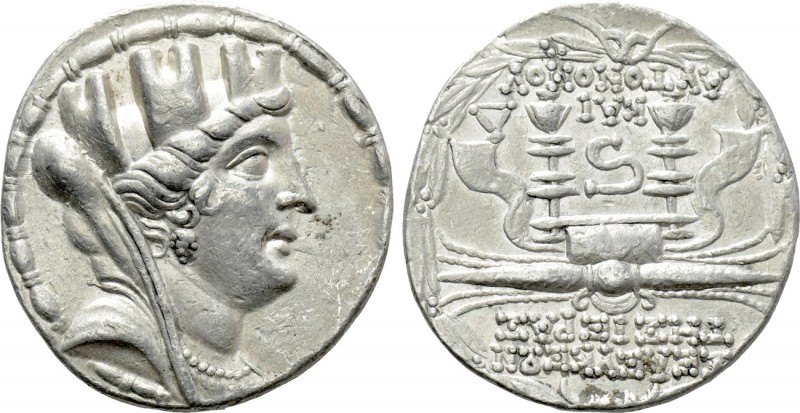 SELEUKIS & PIERIA. Seleukeia Pieria. Tetradrachm (105/4-83/2 BC). Dated CY 6 (10...