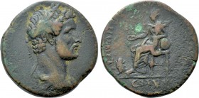 IONIA. Smyrna. Antoninus Pius (138-161). Ae. L. Venuleius L.f.L.n. Apronianus Octavius Priscus, proconsul.