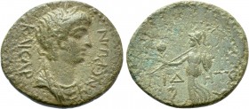 PAMPHYLIA. Side. Nero (54-68). Ae.