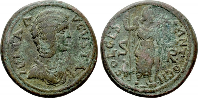 PISIDIA. Antioch. Julia Domna (Augusta, 193-217). Ae. 

Obv: IVLIA AVGVSTA. 
...