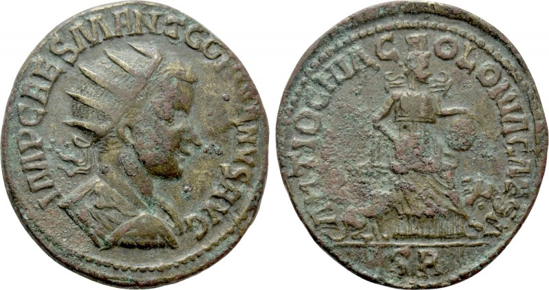 PISIDIA. Antioch. Caracalla (198-217). Ae. 

Obv: IMP CAES M ANT GORDIANVS AVG...