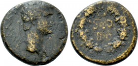 JUDAEA. Caesarea Maritima. Claudius (41-54). Ae. Struck under Agrippa II.