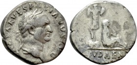 VESPASIAN (69-79). Denarius. Rome. "Judaea Capta" issue.
