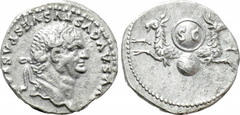 DIVUS VESPASIAN (Died 79). Denarius. Rome. 

Obv: DIVVS AVGVSTVS VESPASIANVS. ...