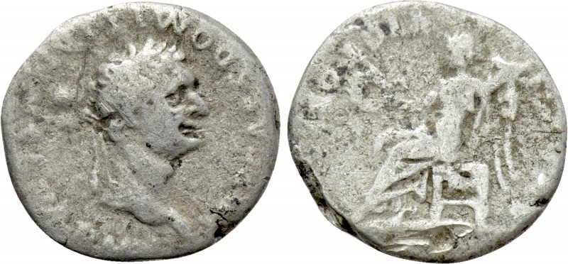 DOMITIAN (81-96). Quinarius. Rome.

Obv: IMP CAES DOMITIANVS AVG P M.
Laureat...