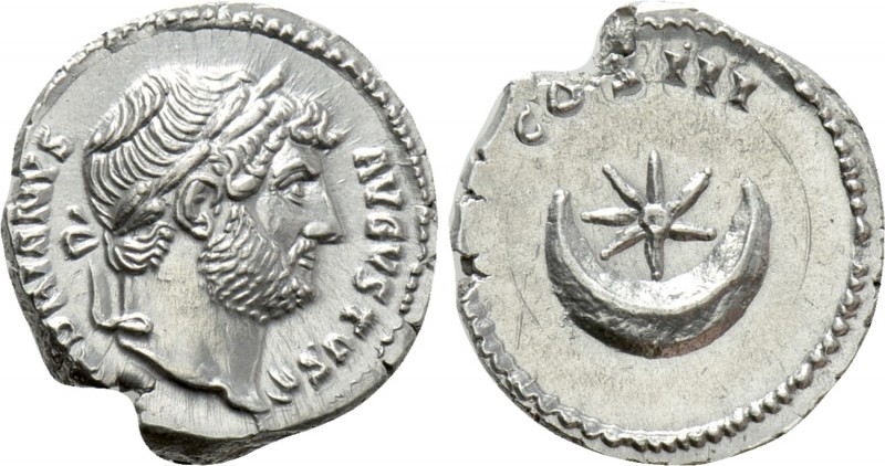 HADRIAN (117-138). Denarius. Rome.

Obv: HADRIANVS AVGVSTVS.
Laureate head ri...