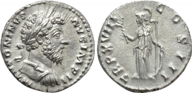MARCUS AURELIUS (161-180). Denarius. Rome. 

Obv: M ANTONINVS AVG IMP II. 
La...