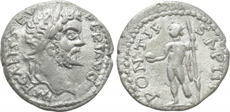 SEPTIMIUS SEVERUS (193-211). Denarius. Alexandria. 

Obv: IMP CAE L S SEV PERT...