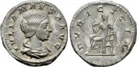 JULIA MAESA (218-224/5). Denarius. Rome.