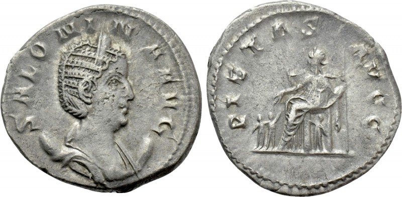 SALONINA (Augusta, 254-268). Antoninianus. Rome. 

Obv: SALONINA AVG. 
Diadem...