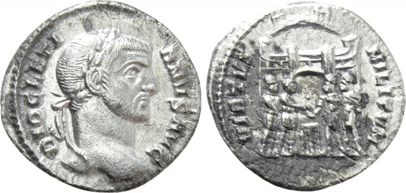 DIOCLETIAN (284-305). Argenteus. Siscia. 

Obv: DIOCLETIANVS AVG. 
Laureate h...