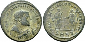 MAXIMIANUS HERCULIUS (Senior Augustus, 305-307). Follis. Serdica.