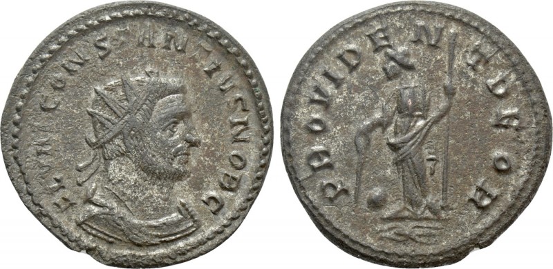 CONSTANTIUS I (Caesar, 293-305). Antoninianus. Lugdunum. 

Obv: FL IVL CONSTAN...