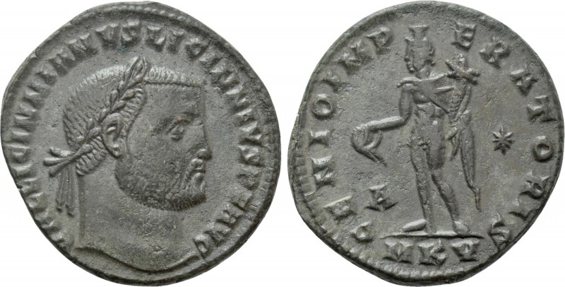 LICINIUS I (308-324). Follis. Kyzikos. 

Obv: VAL LICINNIANVS LICINNIVS PF AVG...