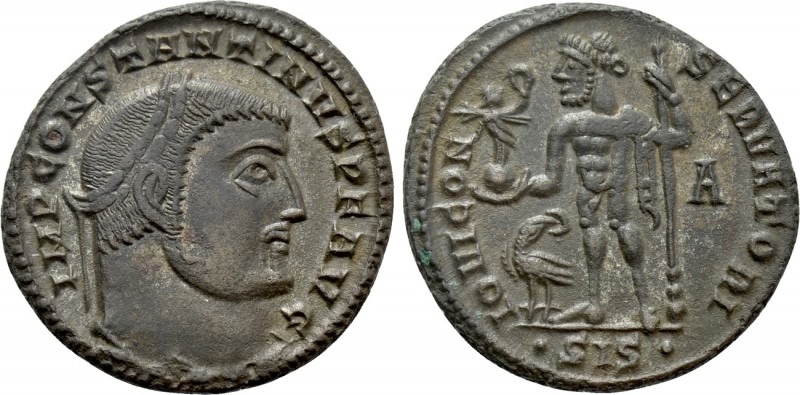 CONSTANTINE I THE GREAT (307/10-337). Follis. Siscia. 

Obv: IMP CONSTANTINVS ...