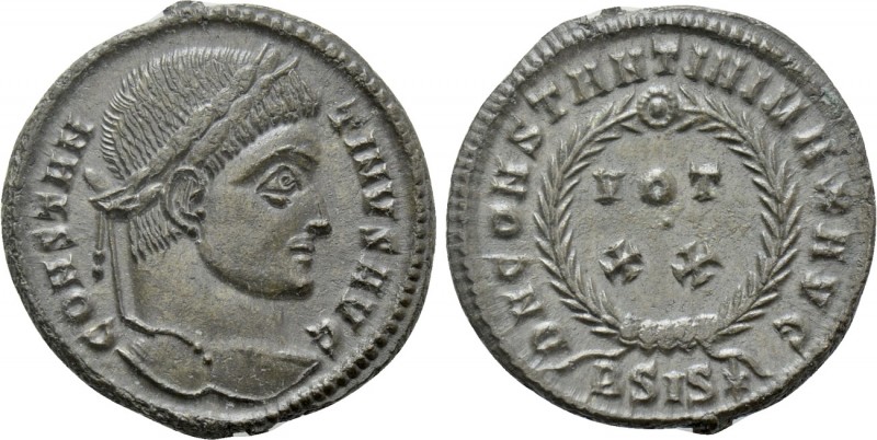 CONSTANTINE I THE GREAT (307/10-337). Follis. Siscia. 

Obv: CONSTANTINVS AVG....