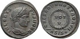 CRISPUS (Caesar, 316-326). Follis. Siscia.