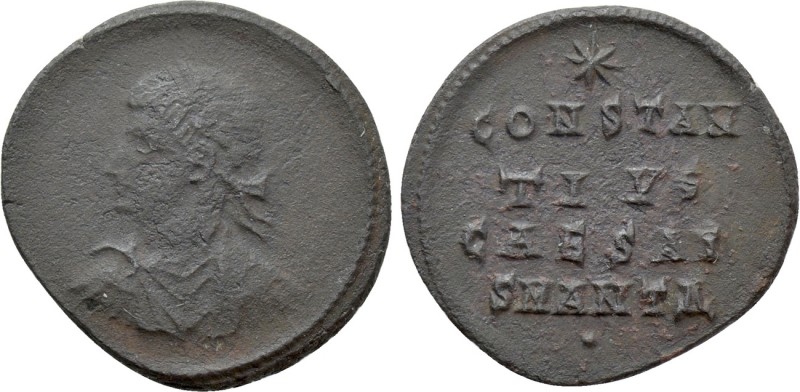 CONSTANTIUS II (Caesar, 324-337). Follis. Antioch. 

Obv: Laureate, draped and...