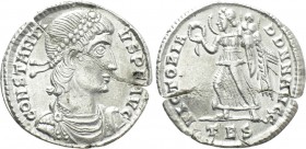 CONSTANTIUS II (337-361). Siliqua. Thessalonica.