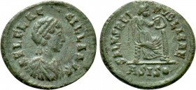 AELIA FLACCILLA (Augusta, 379-388). Follis. Siscia.