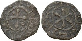CRUSADERS. Tripoli or Uncertain Syria. Anonymous Coppers (1250-1268). Pougeoise.