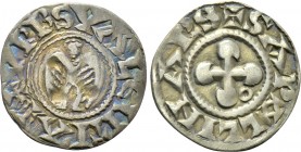 FRANCE. Provence. Valence. Anonymous Bishops (12th century). AR Denier.