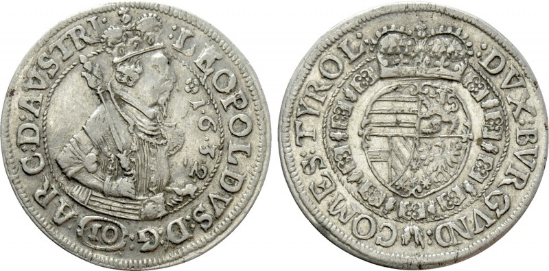 AUSTRIA. Leopold V (Archduke, 1619-1632). 10 Kreuzer (1632). Hall. 

Obv: LEOP...