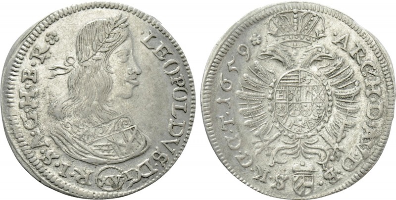 AUSTRIA. Leopold I (1658-1705). 15 Kreuzer (1659). Vienna. 

Obv: LEOPOLDVS D ...