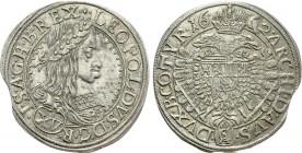 AUSTRIA. Leopold I (1658-1705). 15 Kreuzer (1662). Vienna.