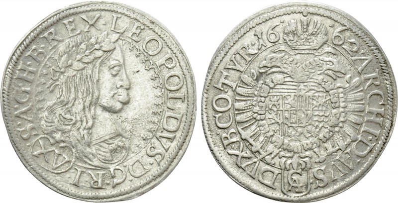 AUSTRIA. Leopold I (1658-1705). 15 Kreuzer (1662). Vienna. 

Obv: LEOPOLDVS D ...