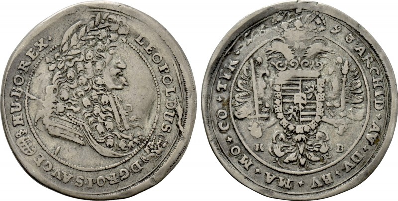 AUSTRIA. Leopold I (1658-1705). 1/4 Taler (1693). Kremnitz. 

Obv: LEOPOLDUS D...