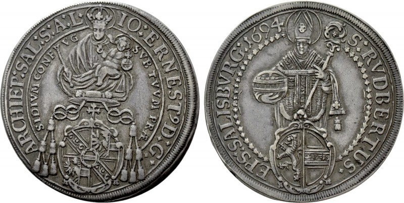 AUSTRIA. Salzburg. Johann Ernst von Thun und Hohenstein, Archbishop (1687-1709)....