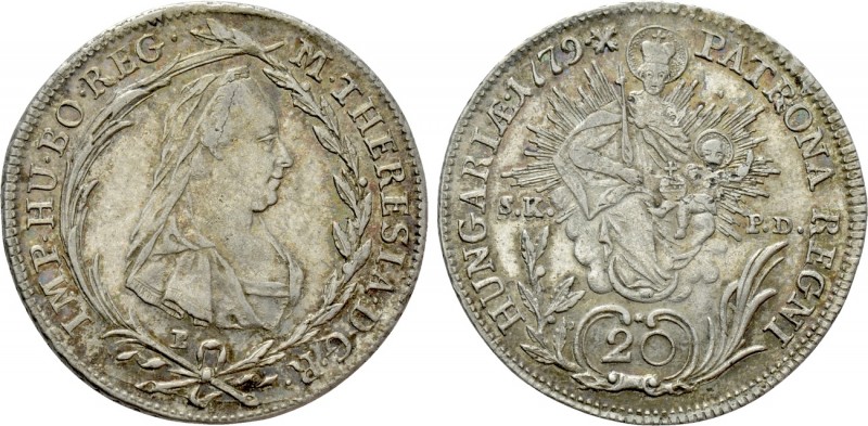 HOLY ROMAN EMPIRE. Maria Theresia (1740-1780). 20 Kreuzer (1779 SK-PD). Kremnitz...