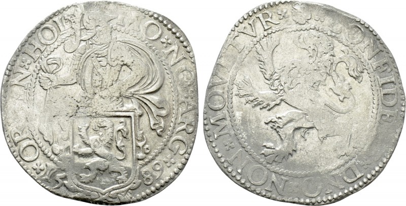 NETHERLANDS. Holland. Lion Dollar or Leeuwendaalder (1589). 

Obv: MO NO ARG O...