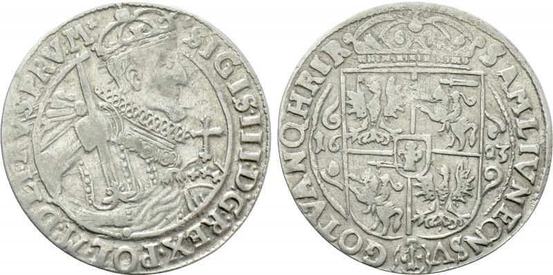 POLAND. Sigismund III Vasa (1587-1632). Ort – 1/4 Reichstaler (1623). Bydgoszcz ...