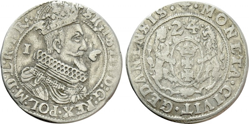 POLAND. Sigismund III Vasa (1587-1632). Ort (1624). Gdansk (Danzig). 

Obv: SI...