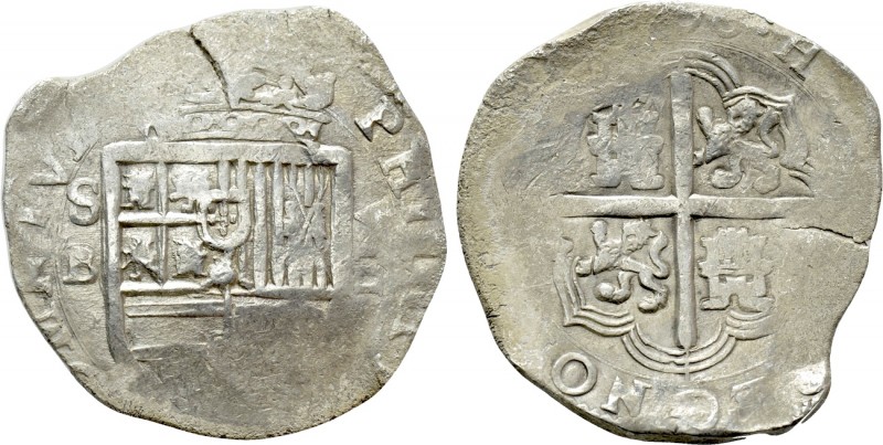 SPAIN. Philip III (1598-1621). 8 Reales. Sevilla. 

Obv: Crowned coat of arms....