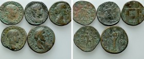 5 Roman Sesterti; Philippus Arabs, Faustina II etc.