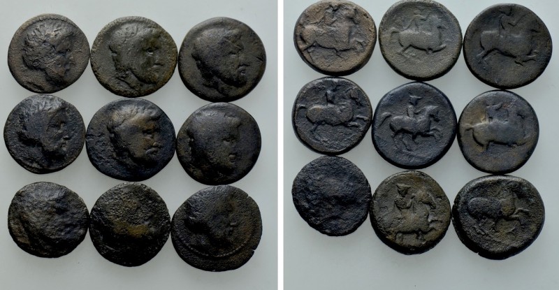 9 Coins of Krannon. 

Obv: .
Rev: .

. 

Condition: See picture.

Weigh...