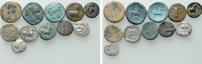 11 Greek Coins.

Obv: .
Rev: .

.

Condition: See picture.

Weight: g....