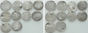 10 Coins of Poland; Sigismund III Vasa and Stephan Bathory.