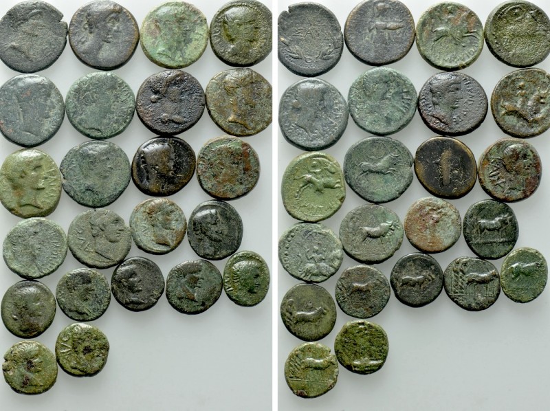 23 Roman Provincial Coins of the Julio Claudian Dynasty. 

Obv: .
Rev: .

....