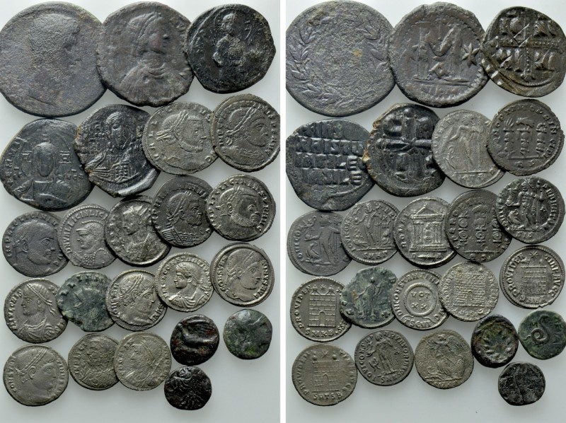 23 Ancient Coins. 

Obv: .
Rev: .

. 

Condition: See picture.

Weight:...